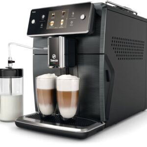 Saeco Xelsis Automatic Espresso Machine SM7684/04 - Titanium Metal